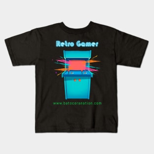 Retro Gamer Logo 9 Kids T-Shirt